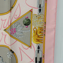 CARTIER Scarf Silk Pink Auth am11636V-7