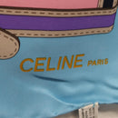 CELINE Scarf Silk Light Blue Auth am11637A-12