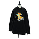 FENDI FENDI x FRGMT x POKÉMON Hoodie Kairyu Ccotton XS Black Auth am11638SM-1