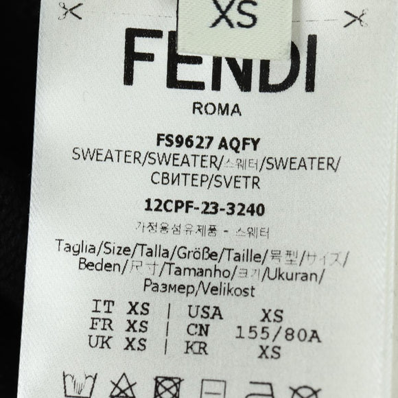 FENDI FENDI x FRGMT x POKÉMON Hoodie Kairyu Ccotton XS Black Auth am11638SM