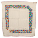 CARTIER Scarf Silk White Auth am11641A-12