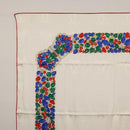 CARTIER Scarf Silk White Auth am11641A-2