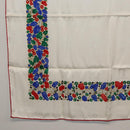 CARTIER Scarf Silk White Auth am11641A-8