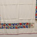 CARTIER Scarf Silk White Auth am11641A-9