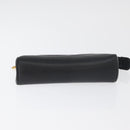 CHANEL Etui Caviarleer Zwart Goud CC Auth am11642-6