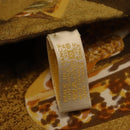 CARTIER Schal Seide Braun Auth am11644A-8
