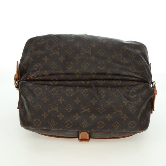 LOUIS VUITTON Monogram Saumur 35 Umhängetasche M42254 LV Auth am11646A