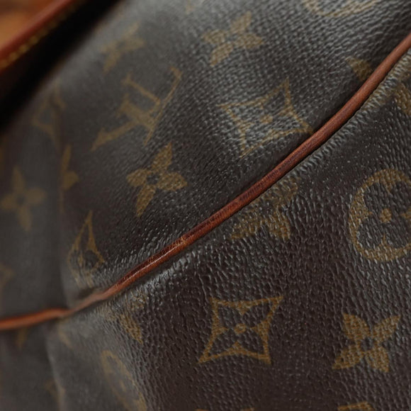 LOUIS VUITTON Monogram Saumur 35 Umhängetasche M42254 LV Auth am11646A