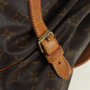 LOUIS VUITTON Monogram Saumur 35 Umhängetasche M42254 LV Auth am11646A-21