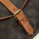 LOUIS VUITTON Monogram Saumur 35 Umhängetasche M42254 LV Auth am11646A-27