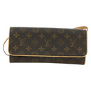 LOUIS VUITTON Monogram Pochette Twin GM Shoulder Bag M51852 LV Auth am11648V-13