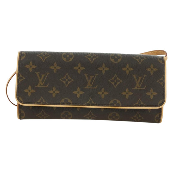 LOUIS VUITTON Monogram Pochette Twin GM Shoulder Bag M51852 LV Auth am11648V
