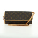 LOUIS VUITTON Monogram Pochette Twin GM Shoulder Bag M51852 LV Auth am11648V-12