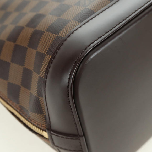 LOUIS VUITTON Damier Ebene Alma Hand Bag N51131 LV Auth am11651SAV