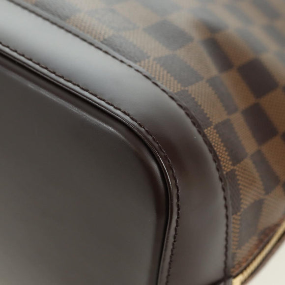 LOUIS VUITTON Damier Ebene Alma Hand Bag N51131 LV Auth am11651SAV