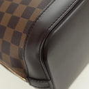 LOUIS VUITTON Damier Ebene Alma Hand Bag N51131 LV Auth am11651SAV-16