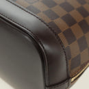 LOUIS VUITTON Damier Ebene Alma Hand Bag N51131 LV Auth am11651SAV-17