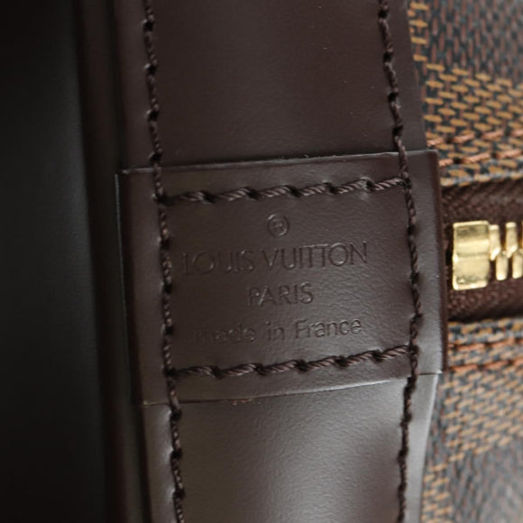 LOUIS VUITTON Damier Ebene Alma Hand Bag N51131 LV Auth am11651SAV