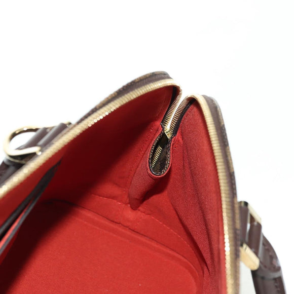 LOUIS VUITTON Damier Ebene Alma Hand Bag N51131 LV Auth am11651SAV