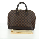 LOUIS VUITTON Damier Ebene Alma Hand Bag N51131 LV Auth am11651SAV-12