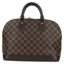 LOUIS VUITTON Damier Ebene Alma Hand Bag N51131 LV Auth am11651SAV-2