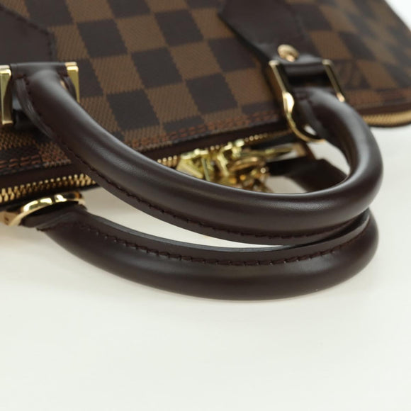 LOUIS VUITTON Damier Ebene Alma Hand Bag N51131 LV Auth am11651SAV