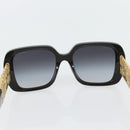CHANEL Zonnebril kunststof Zwart CC Auth am11652SM-9
