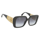 CHANEL Zonnebril kunststof Zwart CC Auth am11652SM-1