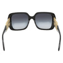 CHANEL Zonnebril kunststof Zwart CC Auth am11652SM-2