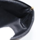 CELINE Macadam Canvas Pouch PVC-Leder Schwarz Gold Original am11653A-17