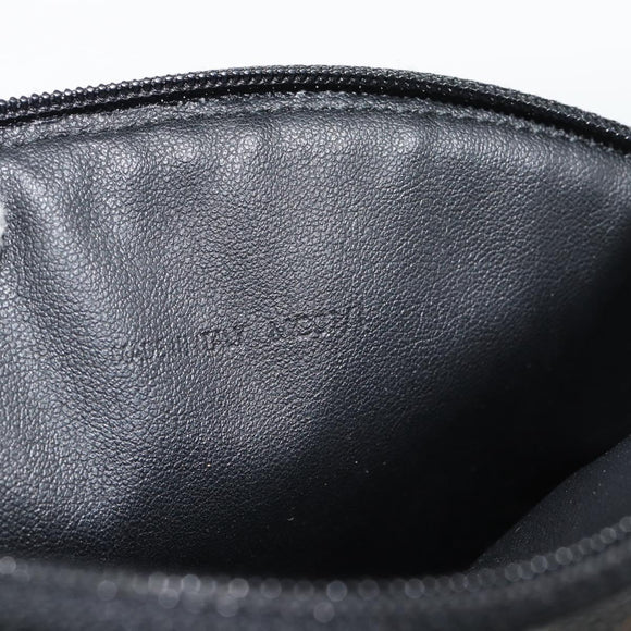 CELINE Macadam Canvas Pouch PVC-Leder Schwarz Gold Original am11653A