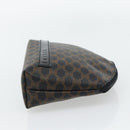CELINE Macadam Canvas Pouch PVC-Leder Schwarz Gold Original am11653A-4