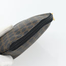 CELINE Macadam Canvas Pouch PVC-Leder Schwarz Gold Original am11653A-5