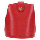 LOUIS VUITTON Epi Cluny Shoulder Bag Red M52257 LV Auth am11655V-13