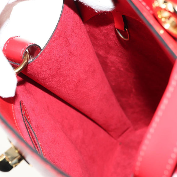 LOUIS VUITTON Epi Cluny Shoulder Bag Red M52257 LV Auth am11655V