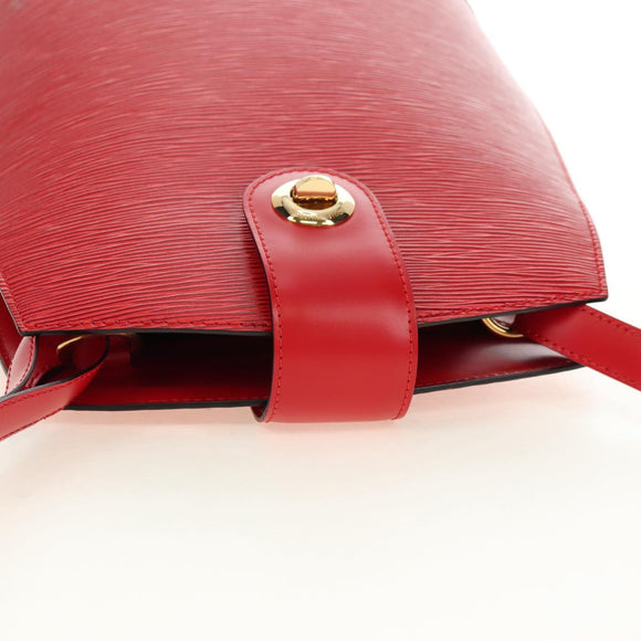 LOUIS VUITTON Epi Cluny Shoulder Bag Red M52257 LV Auth am11655V