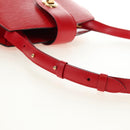 LOUIS VUITTON Epi Cluny Shoulder Bag Red M52257 LV Auth am11655V-8