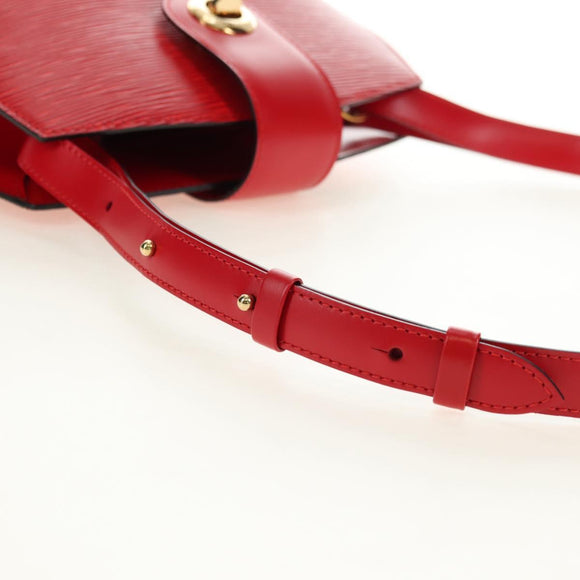 LOUIS VUITTON Epi Cluny Shoulder Bag Red M52257 LV Auth am11655V
