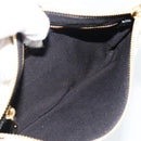 PRADA Canapa Pouch Canvas White Gold 1NH018 Auth am11659A-11