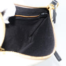 PRADA Canapa Pouch Canvas White Gold 1NH018 Auth am11659A-17