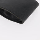 CHANEL Glasses Case Caviar Skin Black Gold CC Auth am11661-15