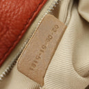 Chloe Paddington Hand Bag Leather Orange Gold Silver Auth am11662V-11