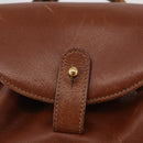 GUCCI Bamboo Mini Backpack Leather Outlet Brown Gold 003 1705 0030 Auth am11663A-20