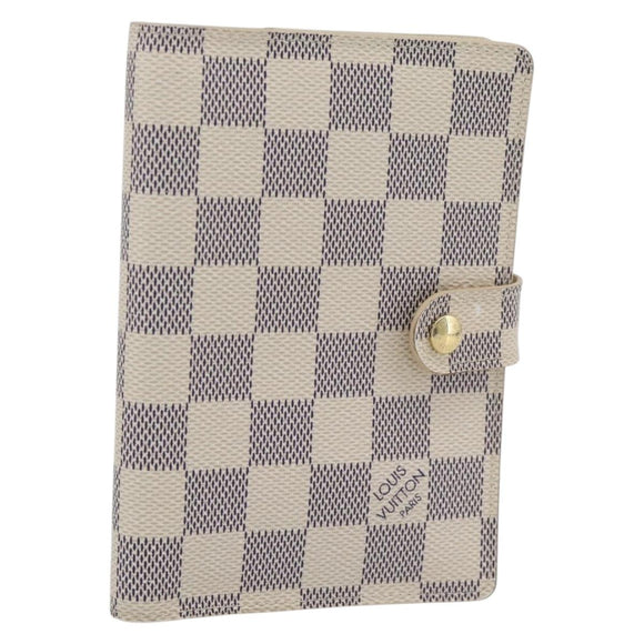 LOUIS VUITTON Damier Azur Agenda PM Dagplannerhoes R20706 LV Auth am11664A