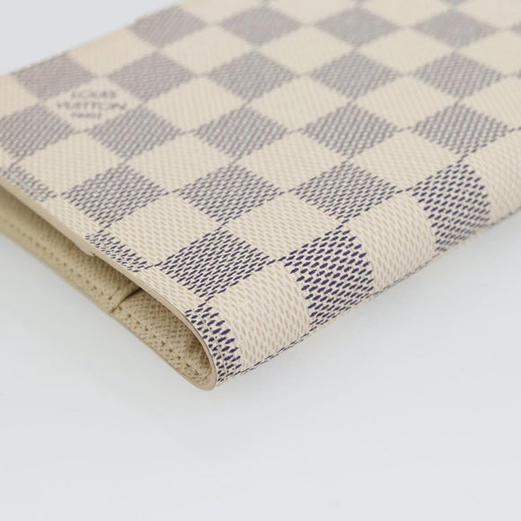 LOUIS VUITTON Damier Azur Agenda PM Dagplannerhoes R20706 LV Auth am11664A