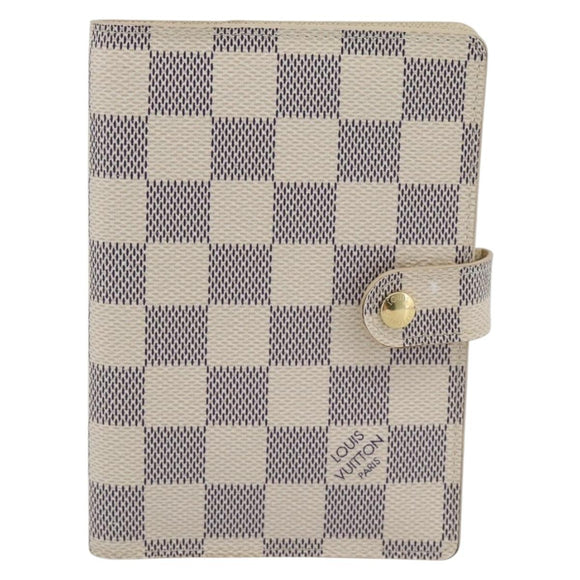 LOUIS VUITTON Damier Azur Agenda PM Dagplannerhoes R20706 LV Auth am11664A