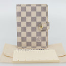 LOUIS VUITTON Damier Azur Agenda PM Dagplannerhoes R20706 LV Auth am11664A-23