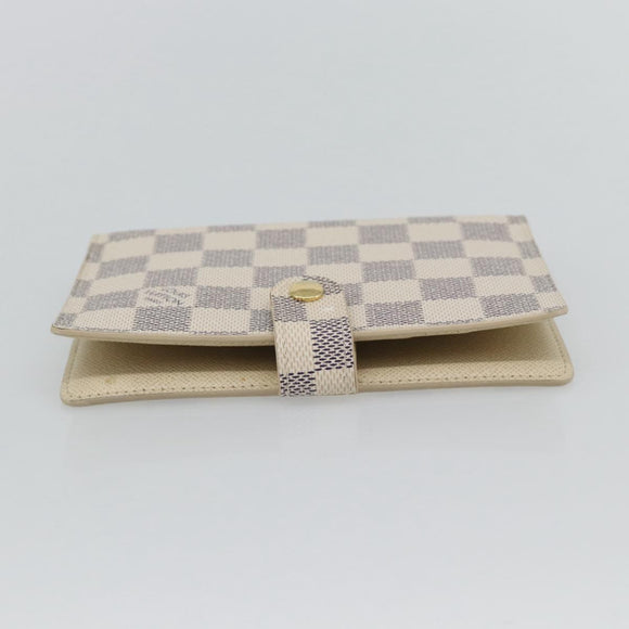 LOUIS VUITTON Damier Azur Agenda PM Dagplannerhoes R20706 LV Auth am11664A