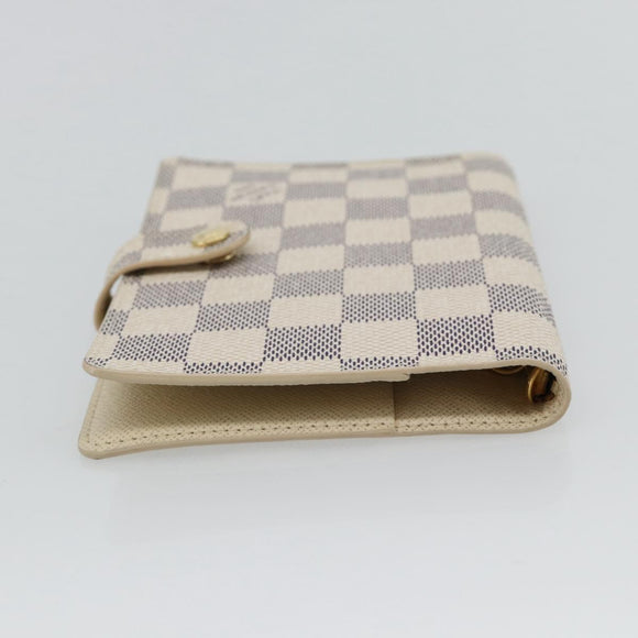 LOUIS VUITTON Damier Azur Agenda PM Dagplannerhoes R20706 LV Auth am11664A