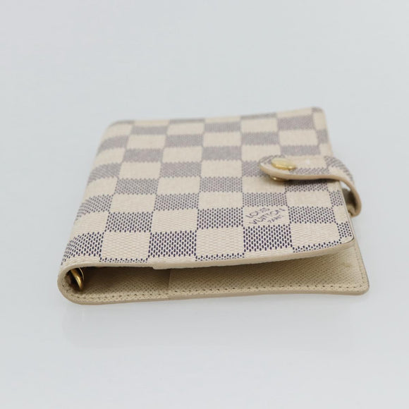 LOUIS VUITTON Damier Azur Agenda PM Dagplannerhoes R20706 LV Auth am11664A